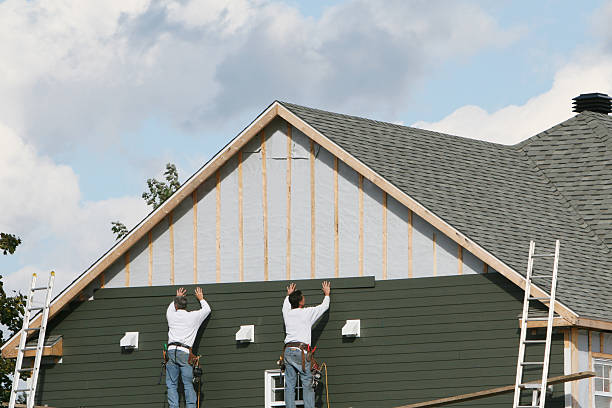 Professional Siding Installation technician working in Flat Rock, NC